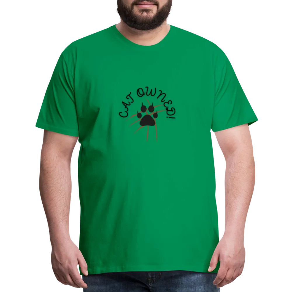 CAT OWNED! Men's Premium T-Shirt