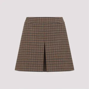 CELINE Stylish Men's Wool Mini Skirt