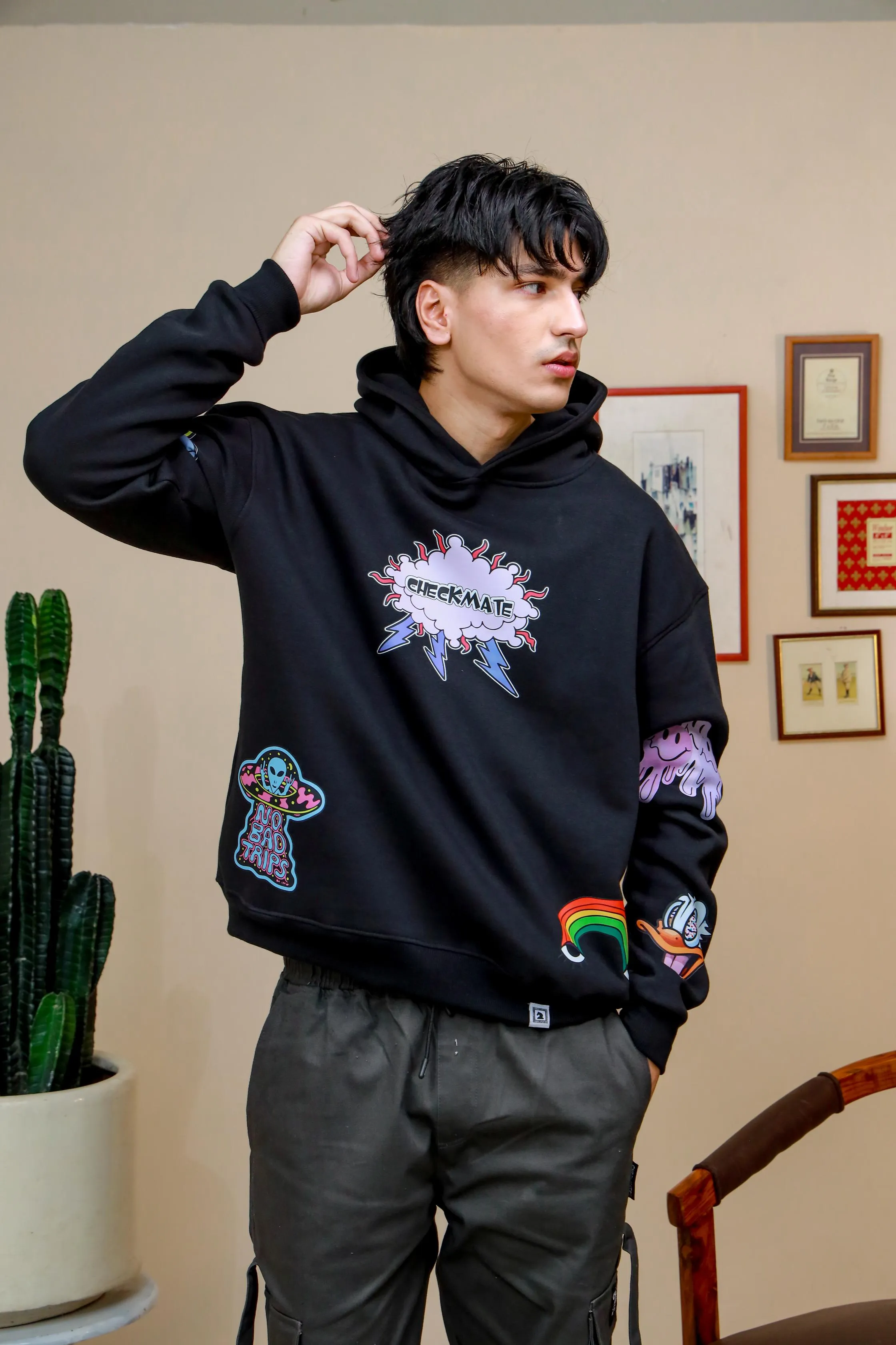 CHECKMATE OFFICIAL OVERSIZED HOODIE