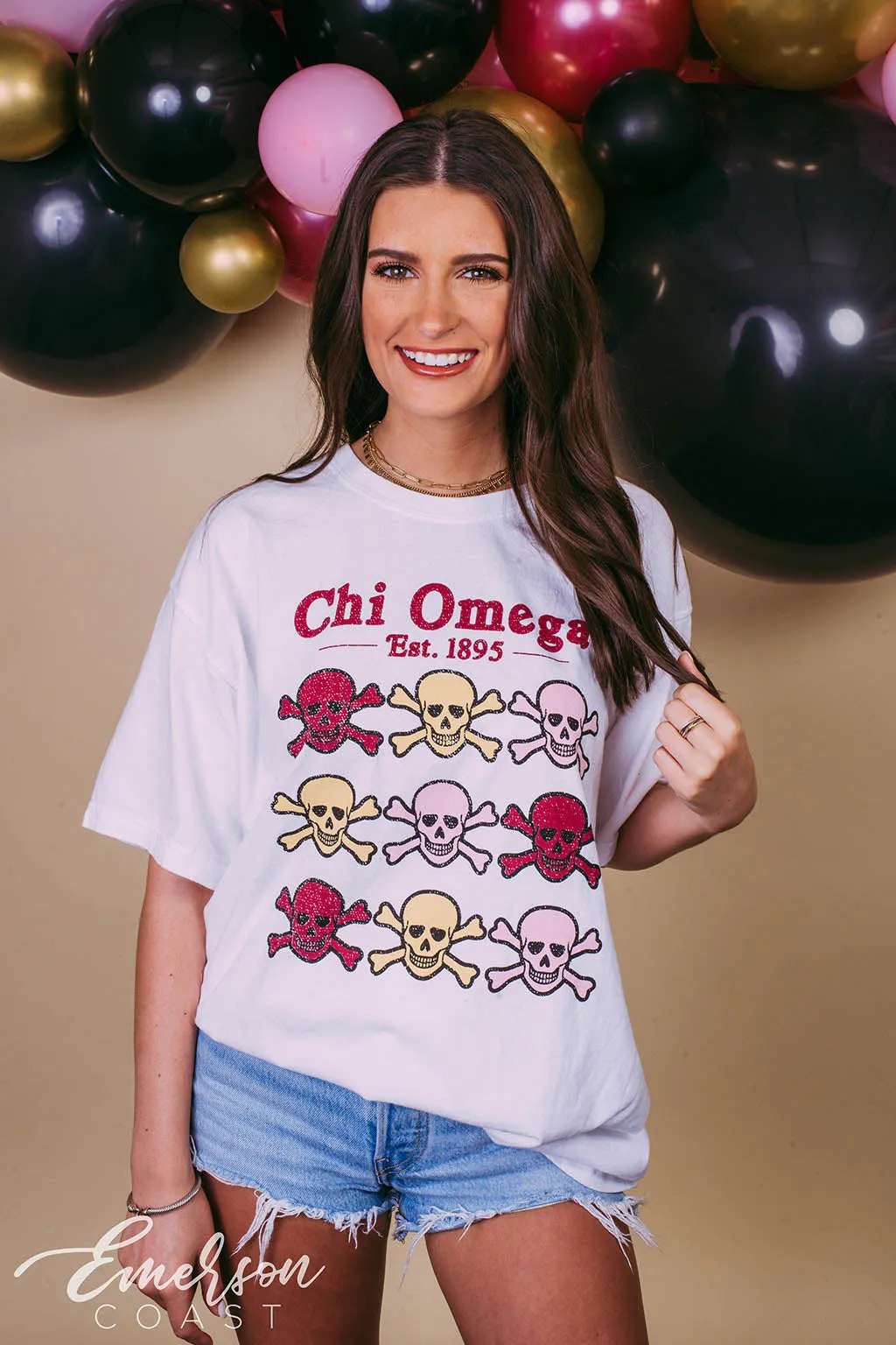 Chi O Skull Tee