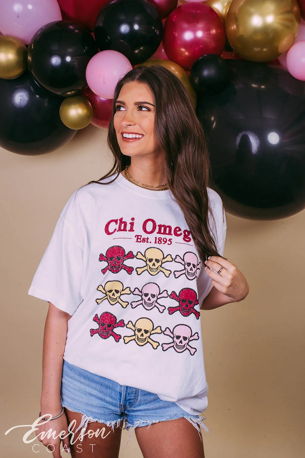 Chi O Skull Tee