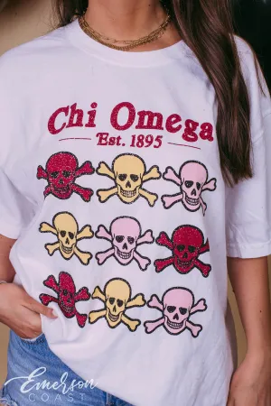 Chi O Skull Tee