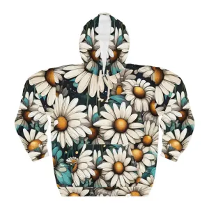 Chic Daisy Aop Unisex Pullover Hoodie