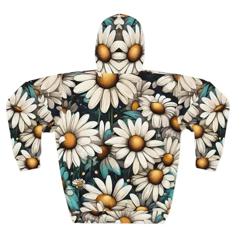Chic Daisy Aop Unisex Pullover Hoodie