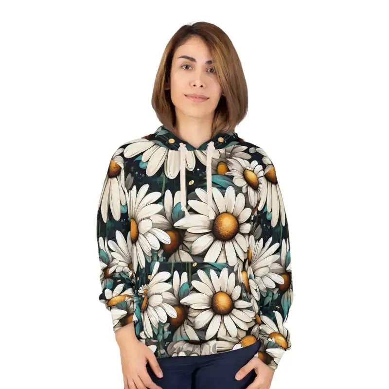 Chic Daisy Aop Unisex Pullover Hoodie