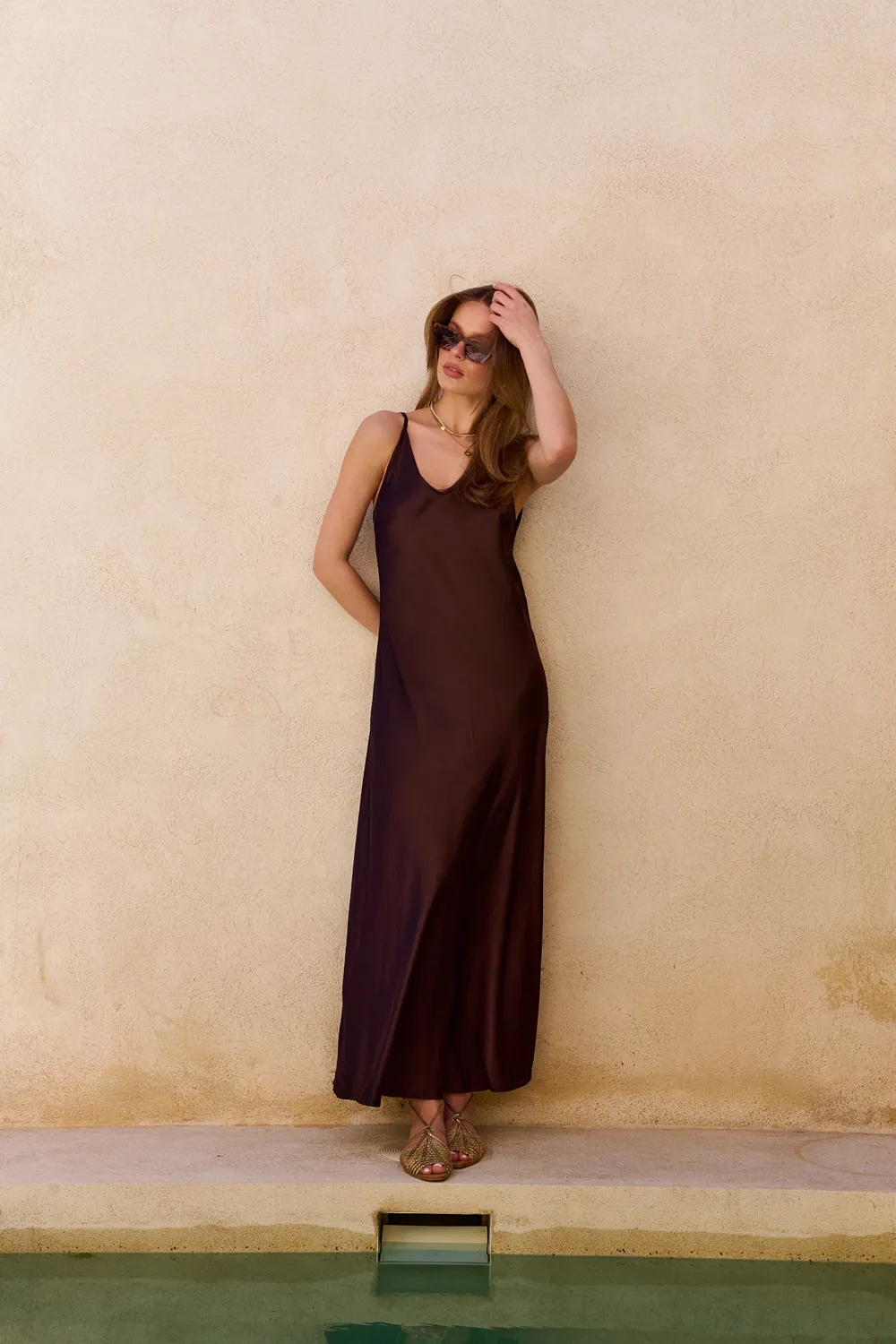 Chocolate Mocha maxi dress