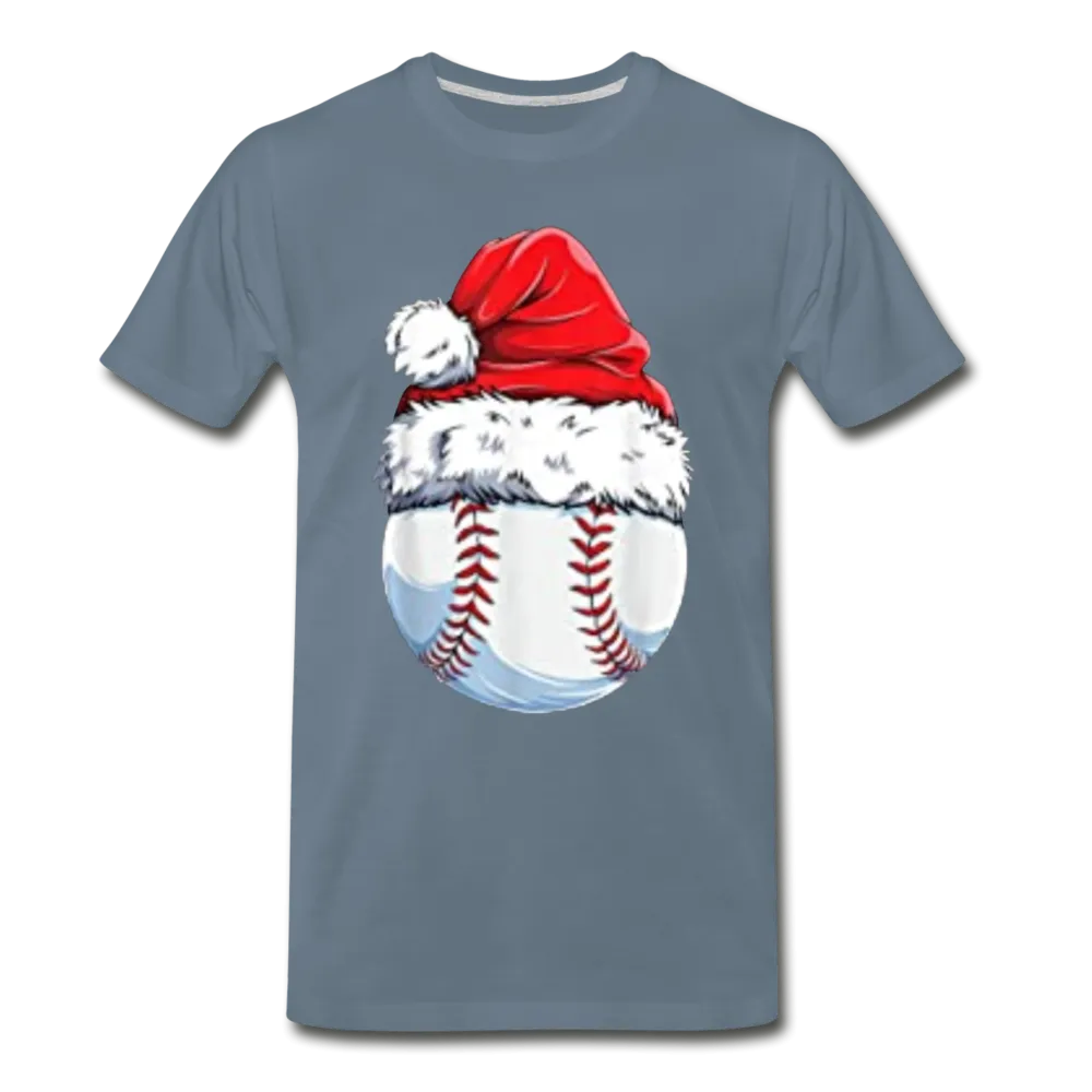 Christmas Santa Hat Baseball Christmas Men/Unisex Premium T-shirt