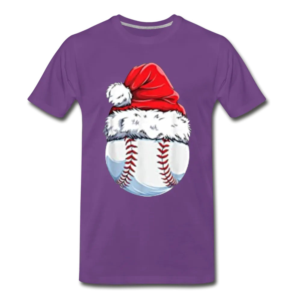 Christmas Santa Hat Baseball Christmas Men/Unisex Premium T-shirt
