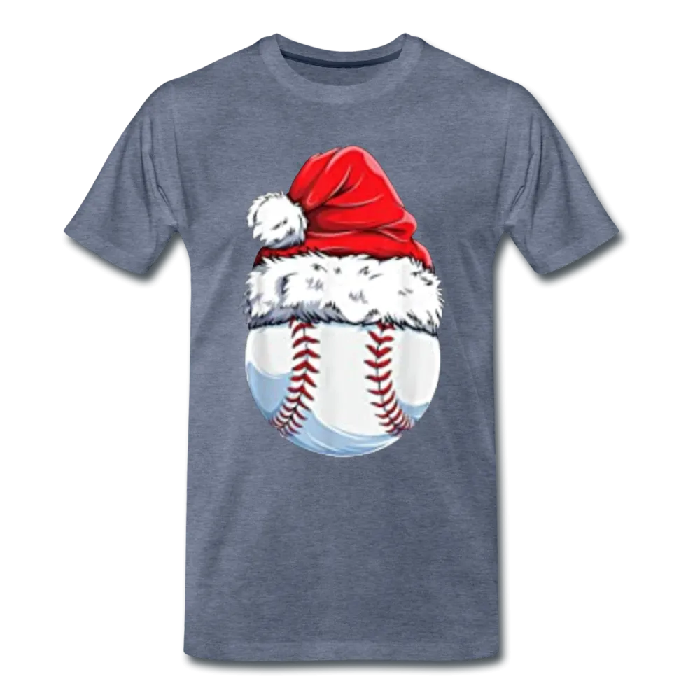 Christmas Santa Hat Baseball Christmas Men/Unisex Premium T-shirt