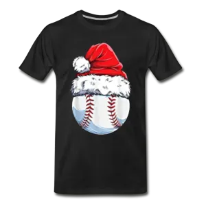 Christmas Santa Hat Baseball Christmas Men/Unisex Premium T-shirt