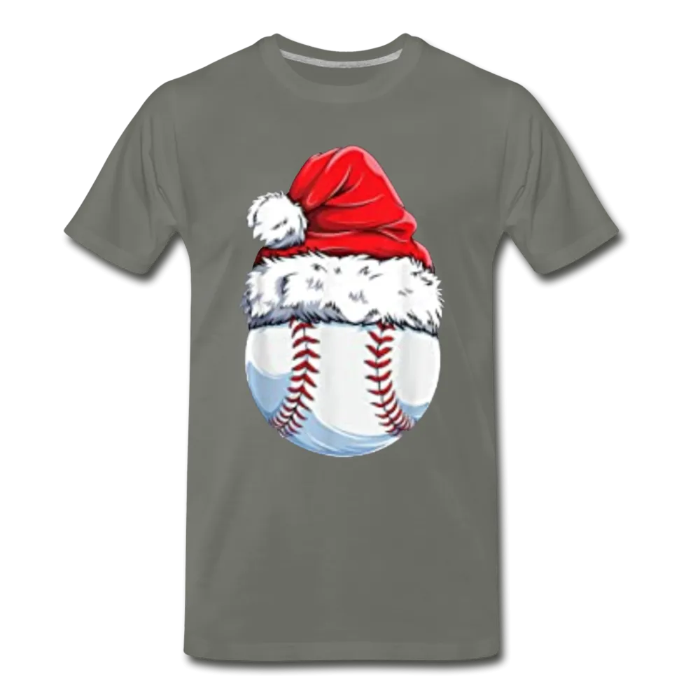 Christmas Santa Hat Baseball Christmas Men/Unisex Premium T-shirt