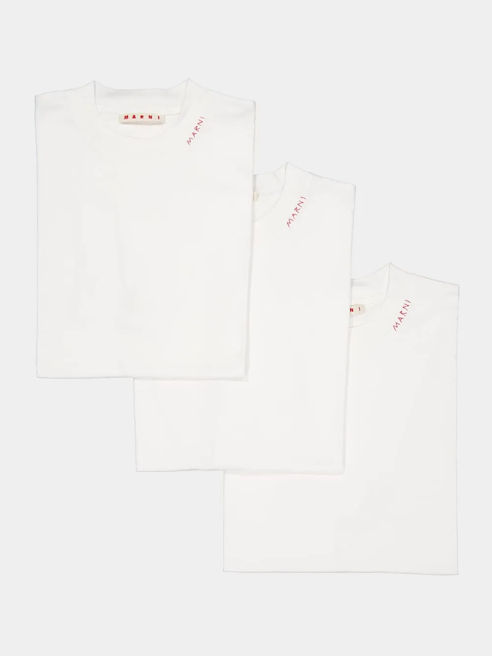 Classic White Set of 3 T-Shirts