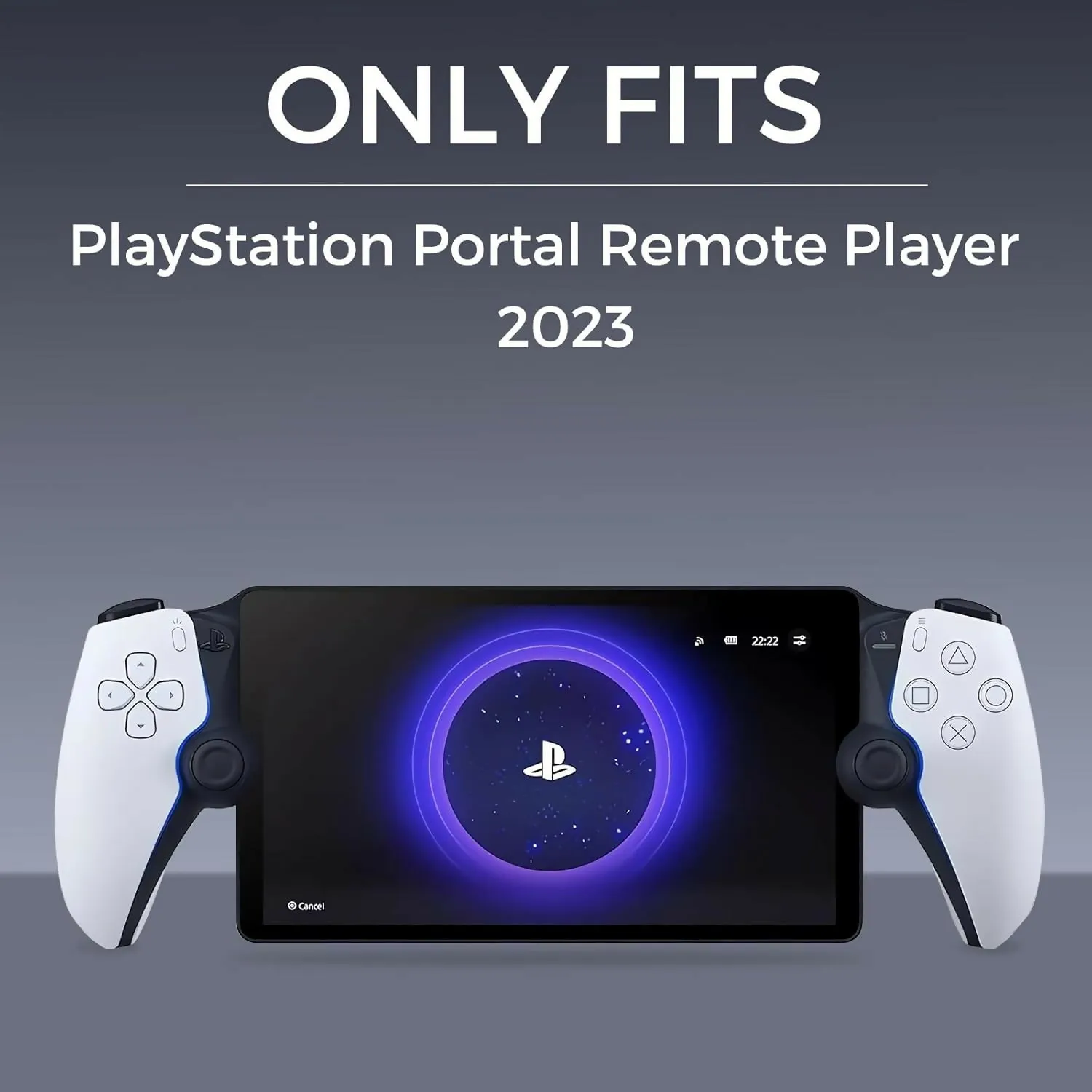 CoBak Silicone Sleeve for Sony PlayStation Portal (Silicone, Shock-Absorption, Anti-Fingerprint, Scratch Resistant) - Black