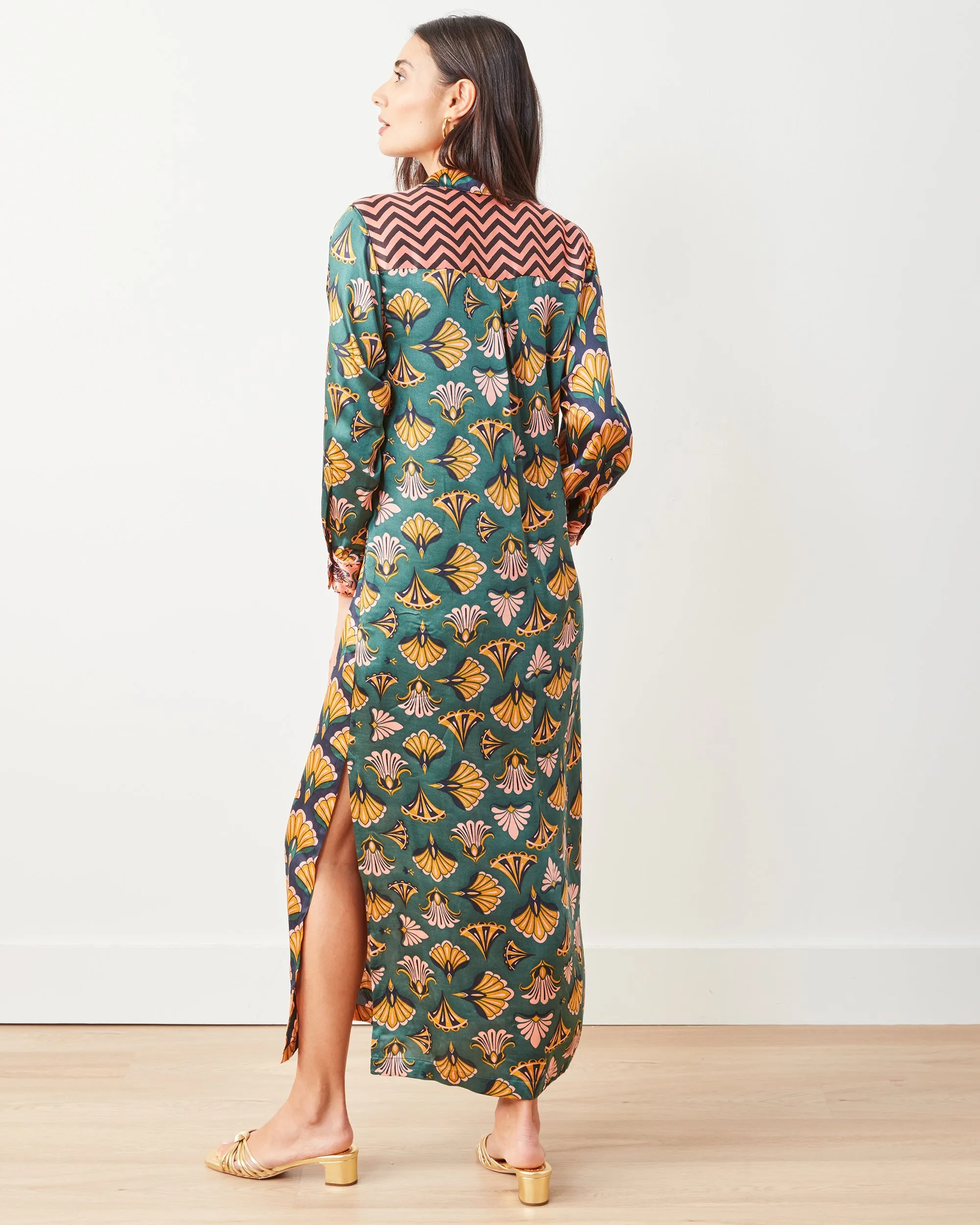 Cocktail Hour - Marianne Shirt Dress - Gemstone