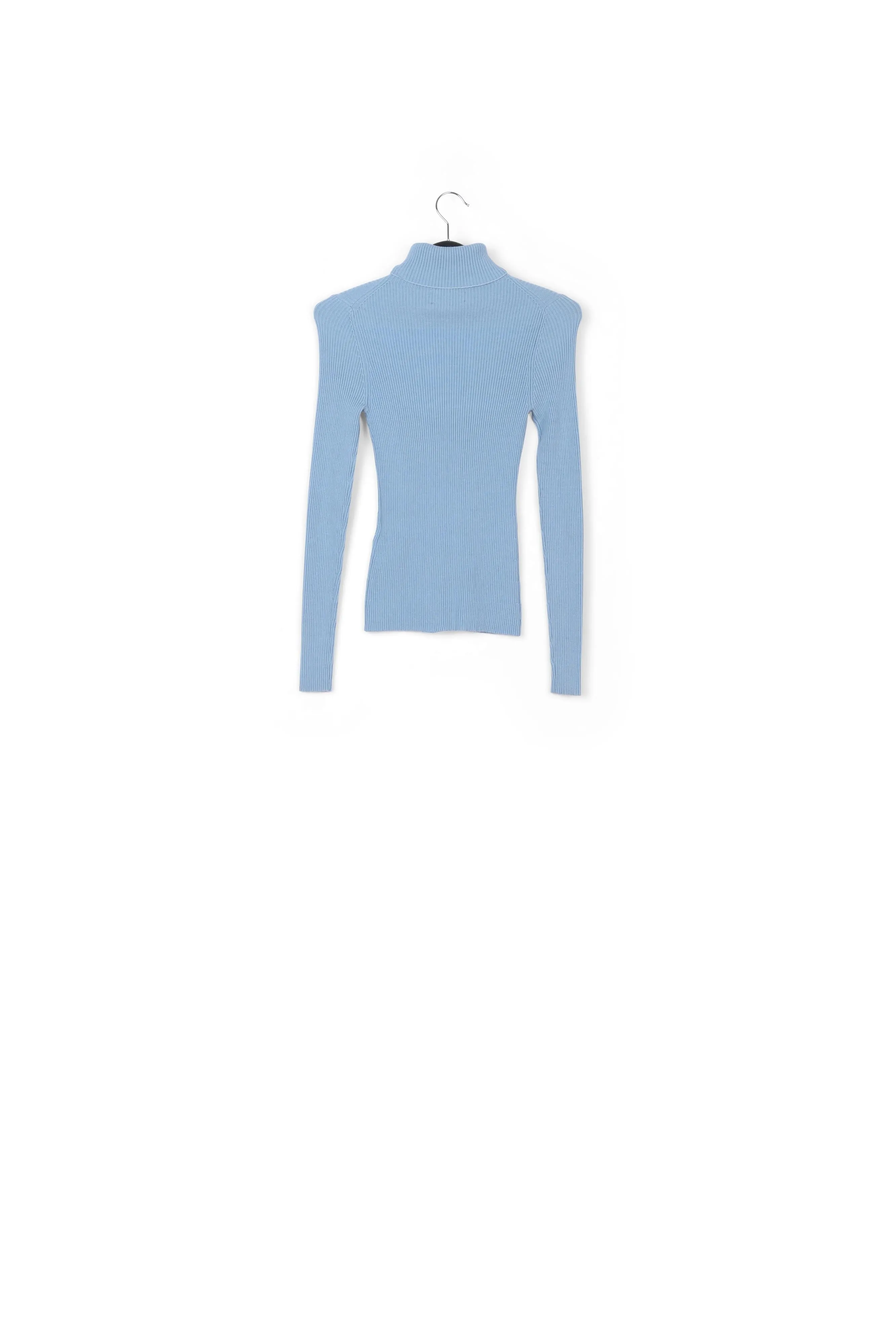 Collar ribbed sweater