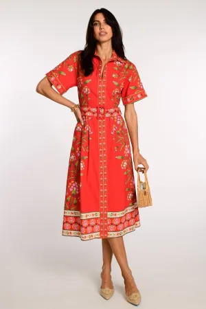 Collins Dress Indian Flower Poppy by Elizabeth James
