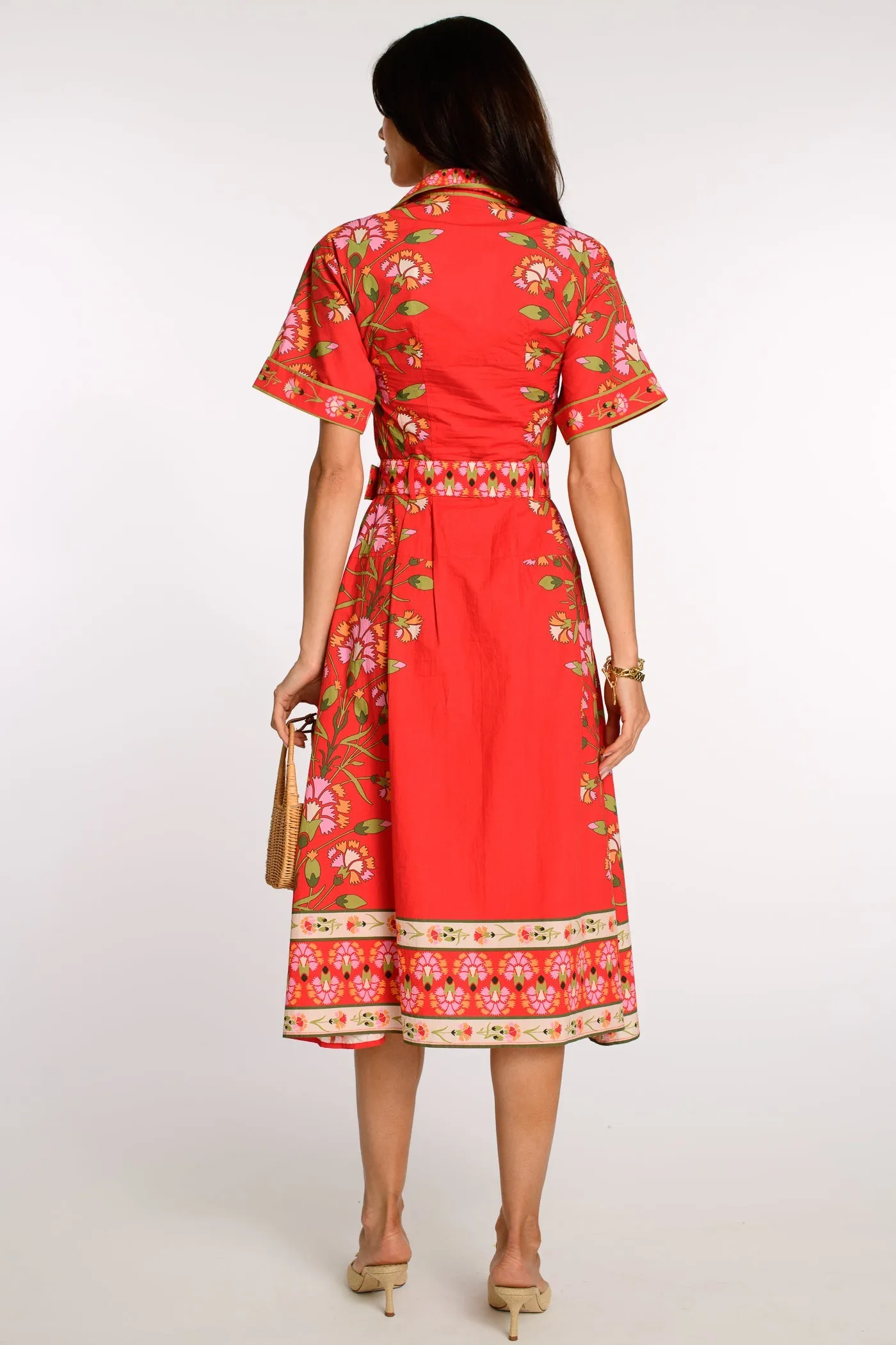 Collins Dress Indian Flower Poppy by Elizabeth James