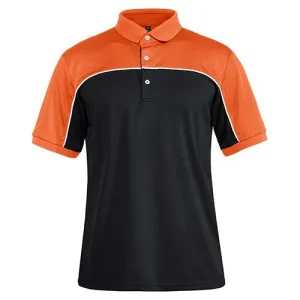 Color Block T-Shirts Mens Short Sleeve Polo Shirts Fashion Casual Golf Polos Business Tee Shirts Button Down Polo Shirt