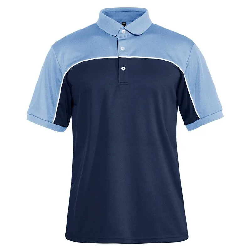 Color Block T-Shirts Mens Short Sleeve Polo Shirts Fashion Casual Golf Polos Business Tee Shirts Button Down Polo Shirt