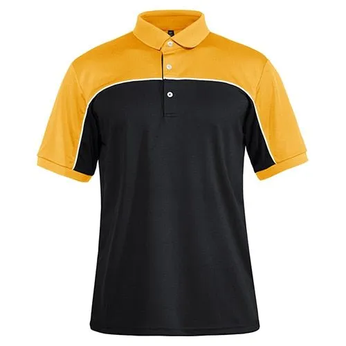 Color Block T-Shirts Mens Short Sleeve Polo Shirts Fashion Casual Golf Polos Business Tee Shirts Button Down Polo Shirt