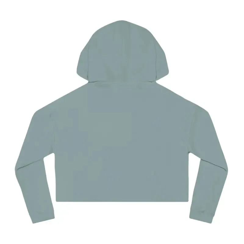 Colorful Heart Fishes Cropped Hoodie for Bold Looks