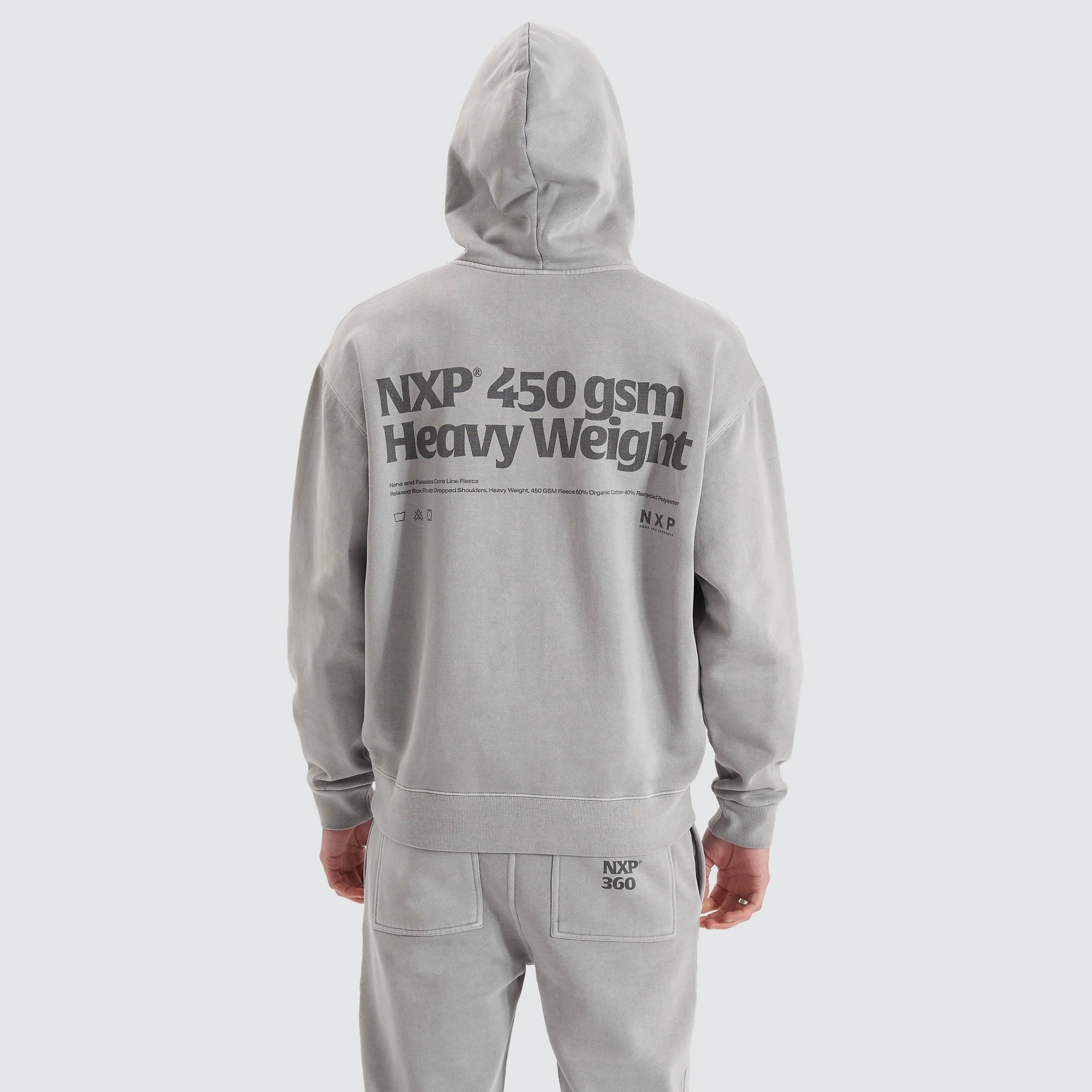 Core Line Heavy Box Fit Hoodie Pigment Alloy