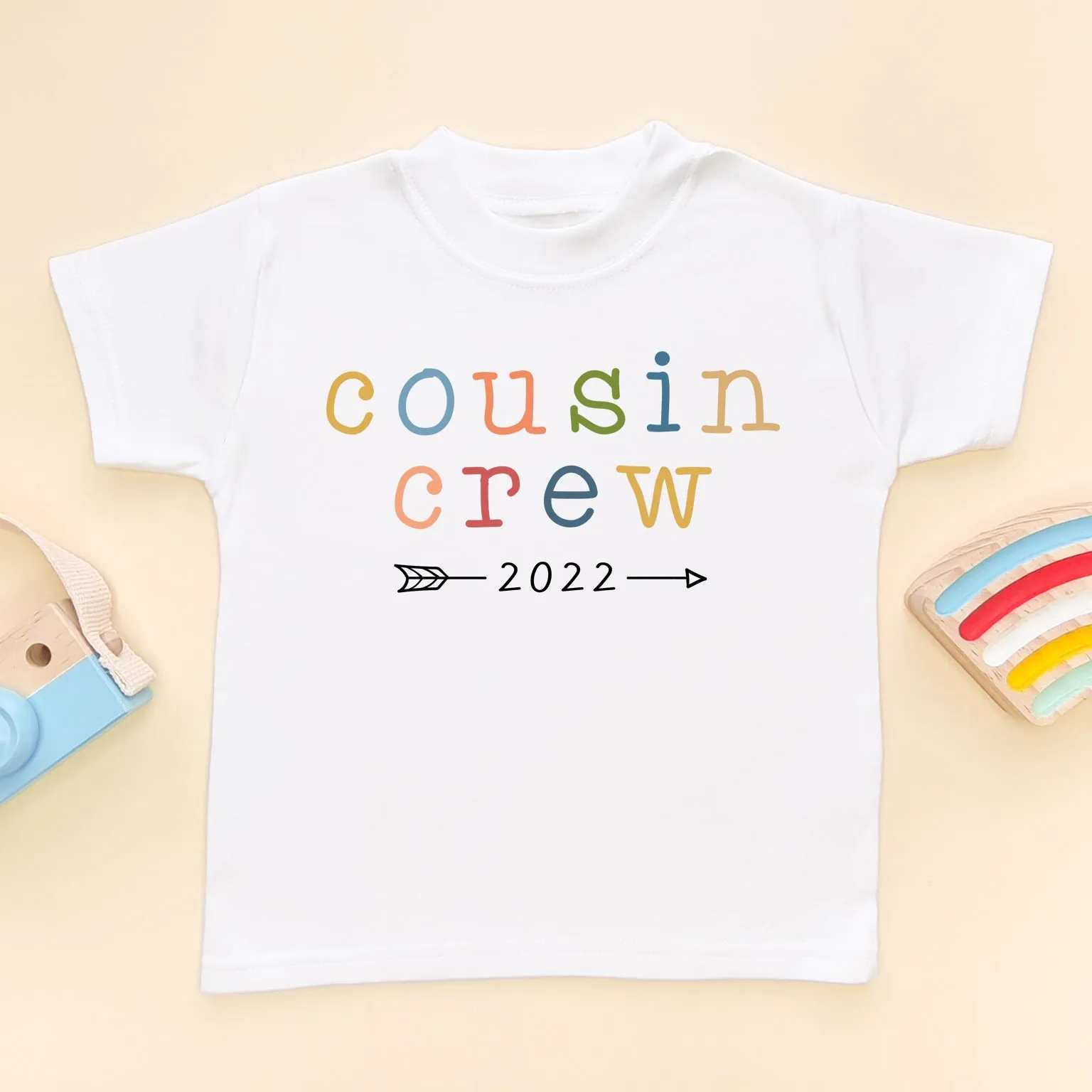 Cousin Crew Personalised Year Toddler & Kids T Shirt