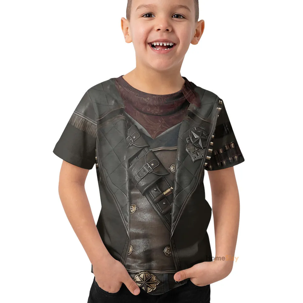 Cowboy Jacket No24 3D Deluxe Custom Cosplay Costume Kid Tshirt QT208664Hf