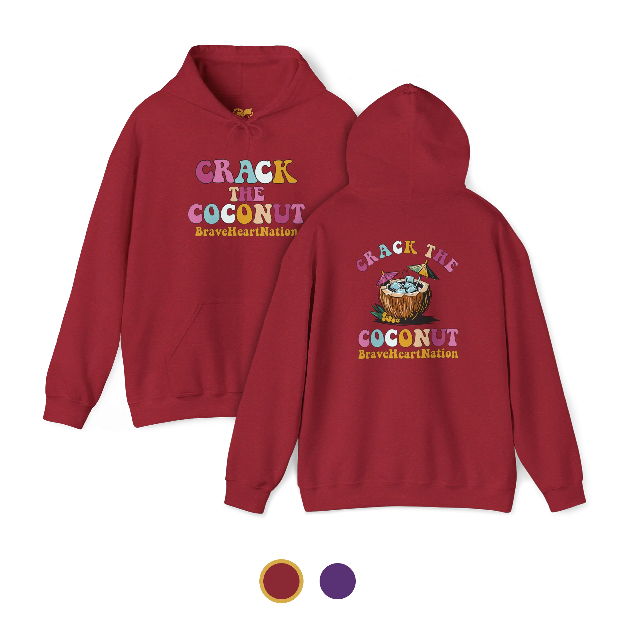 Crack The Coconut | Heavy Hoodie