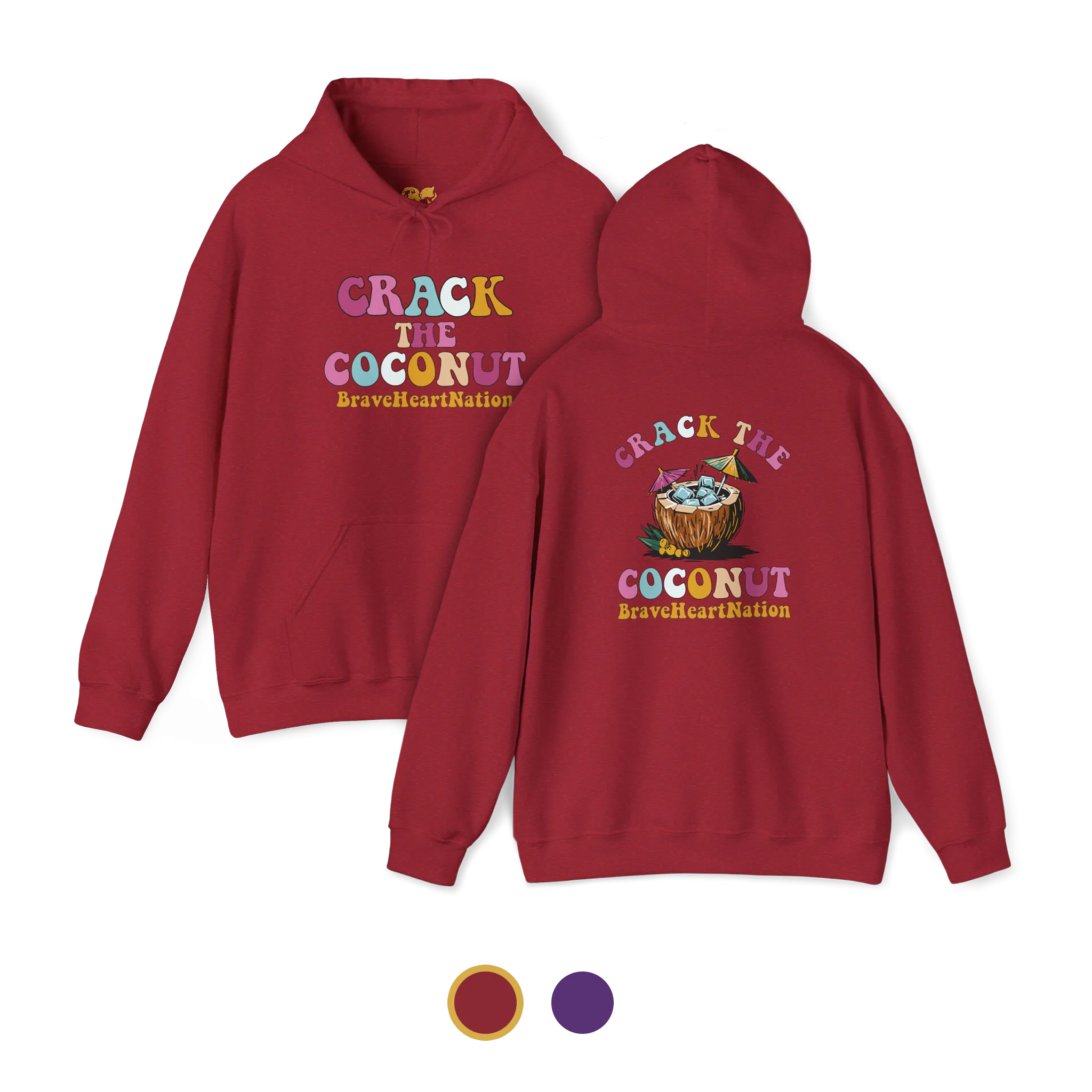 Crack The Coconut | Heavy Hoodie