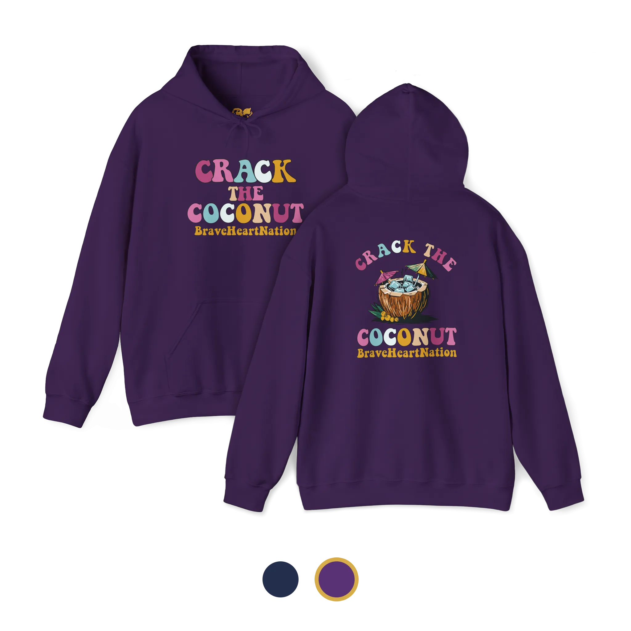Crack The Coconut | Heavy Hoodie