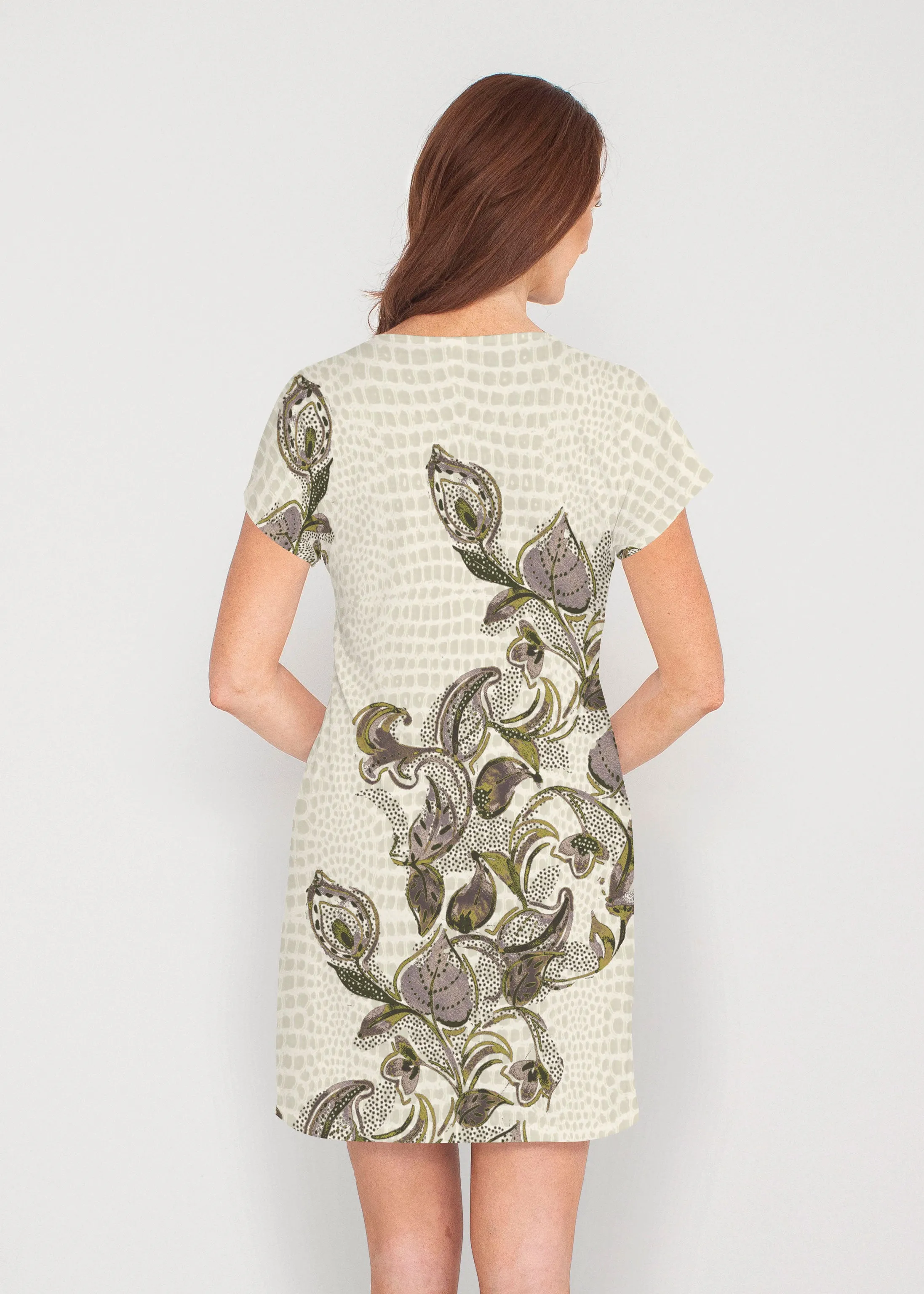 Crocodile Vine (8066) ~ Lucy Tee Dress