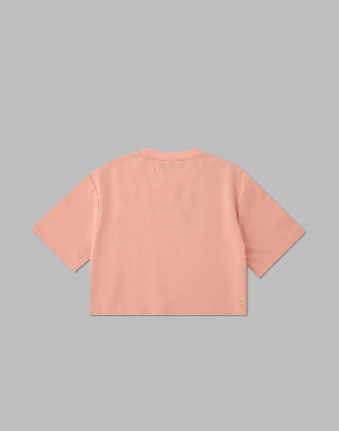 CRONOS WOMEN LOGO SHORT T-SHIRTS【PINK】