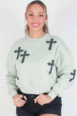 CROSS MY HEART SWEATER