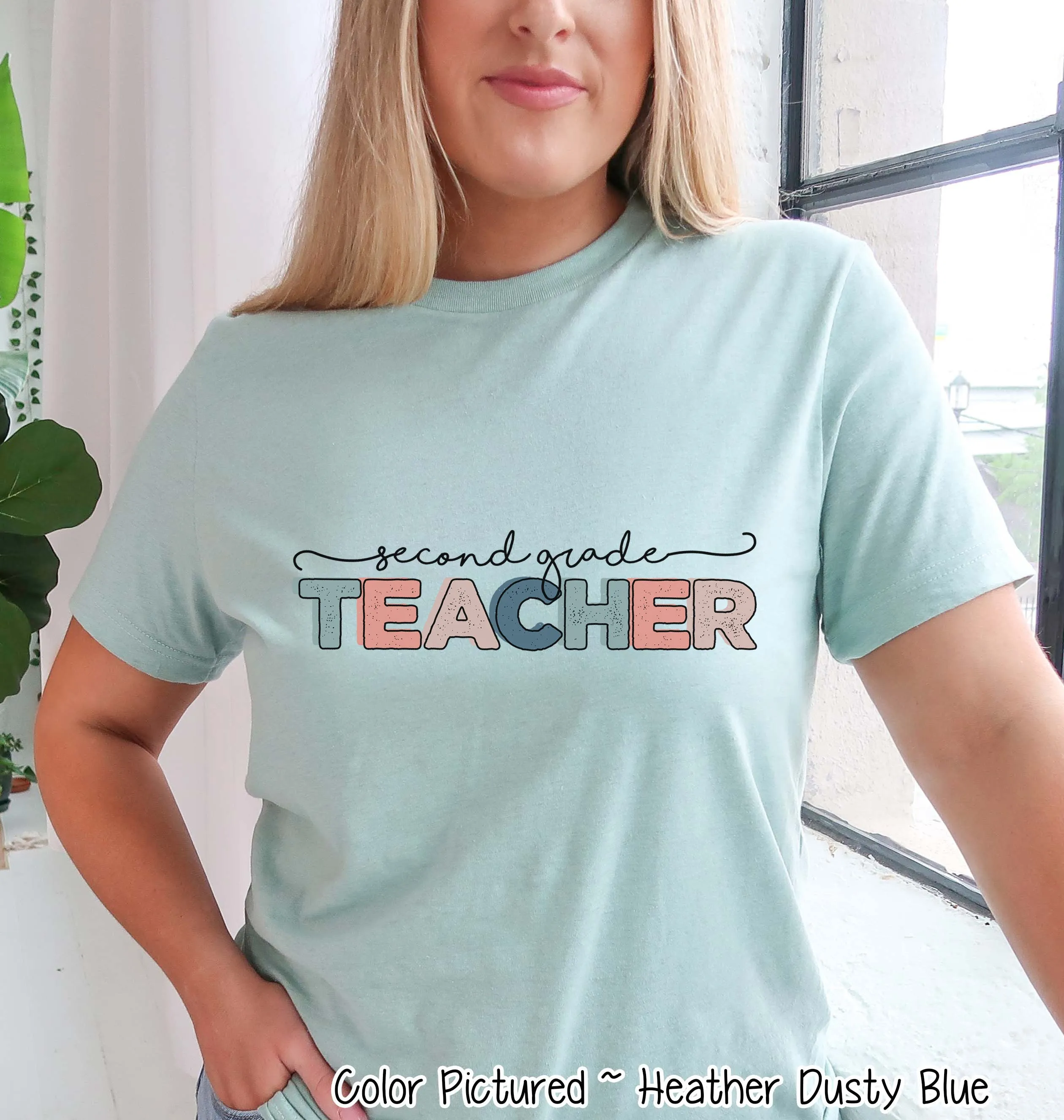 Custom Distressed School Teacher Grade Tee