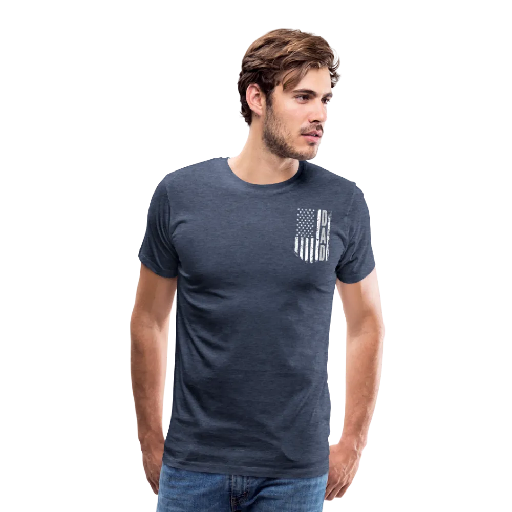 Dad American Flag Men's Premium T-Shirt (CK1903)