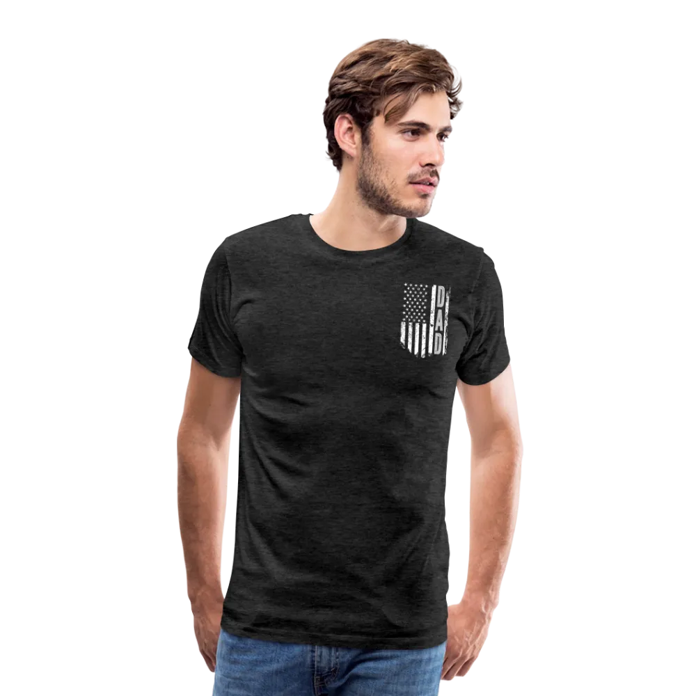 Dad American Flag Men's Premium T-Shirt (CK1903)