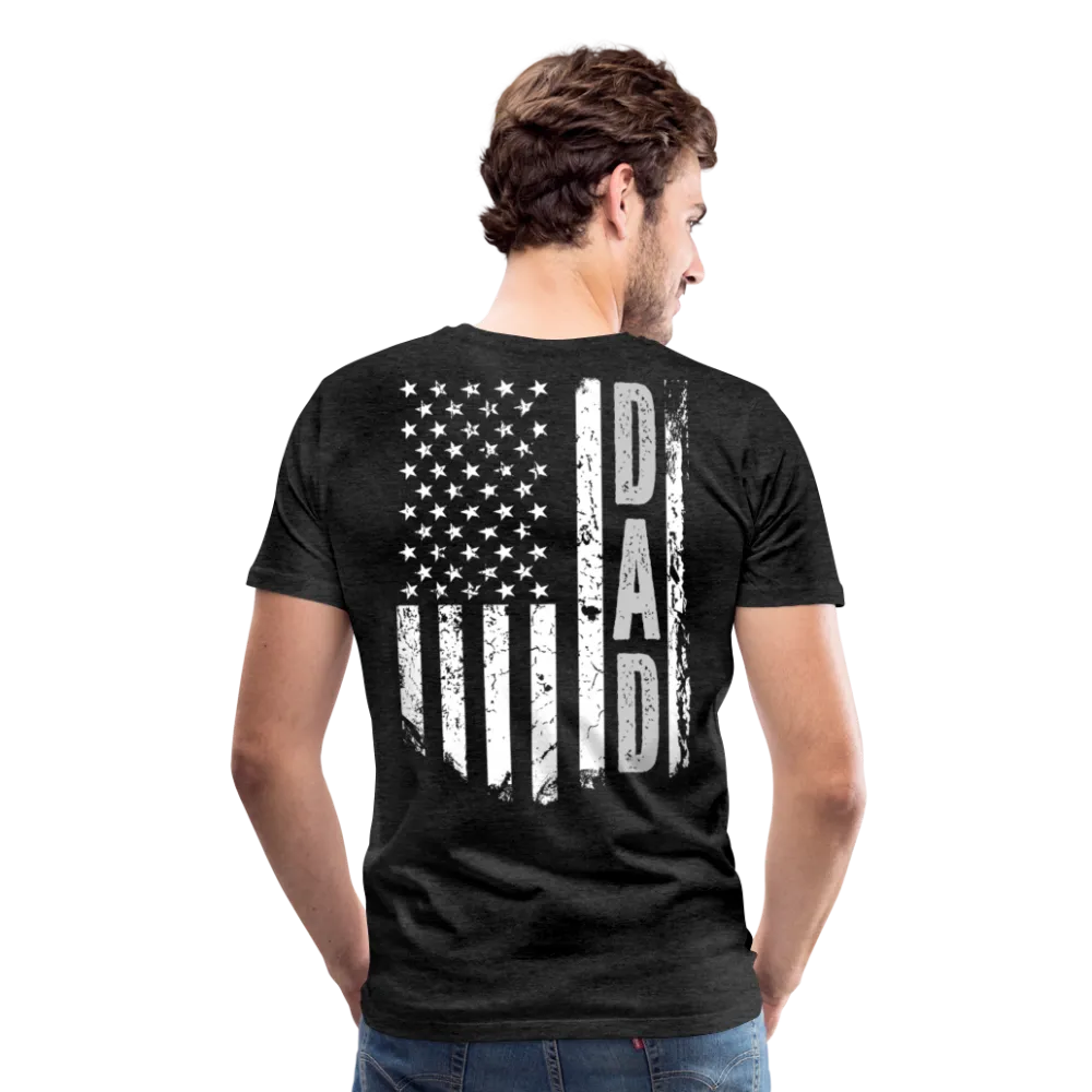 Dad American Flag Men's Premium T-Shirt (CK1903)