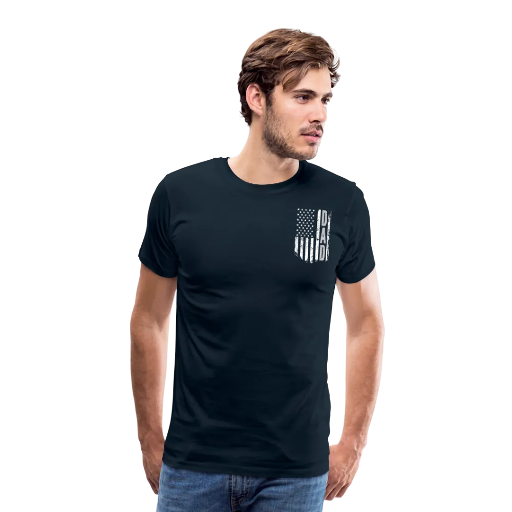 Dad American Flag Men's Premium T-Shirt (CK1903)