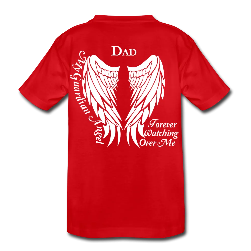Dad Guardian Angel Kids' Premium T-Shirt (CK1452)