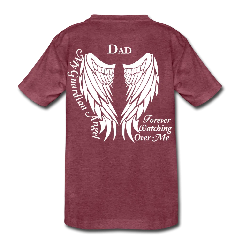 Dad Guardian Angel Kids' Premium T-Shirt (CK1452)