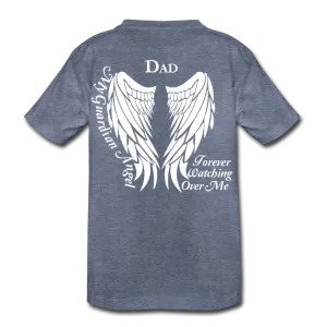 Dad Guardian Angel Kids' Premium T-Shirt (CK1452)