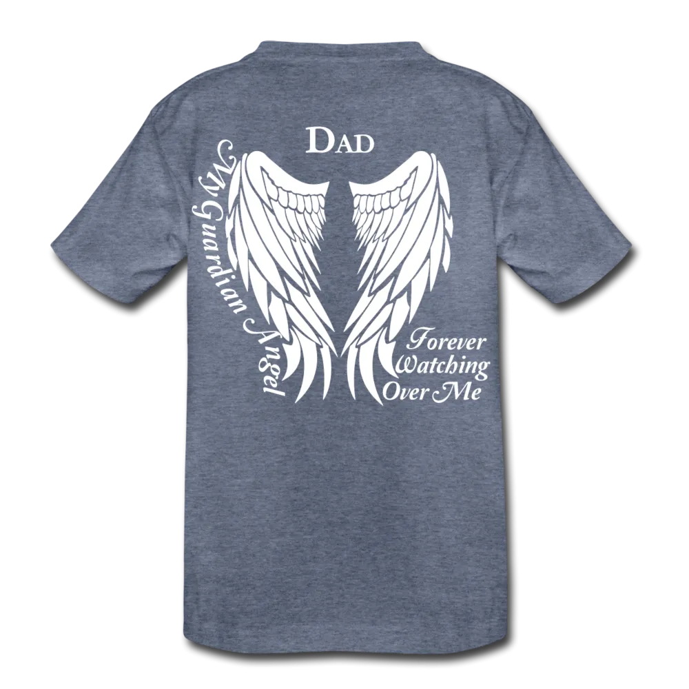 Dad Guardian Angel Kids' Premium T-Shirt (CK1452)