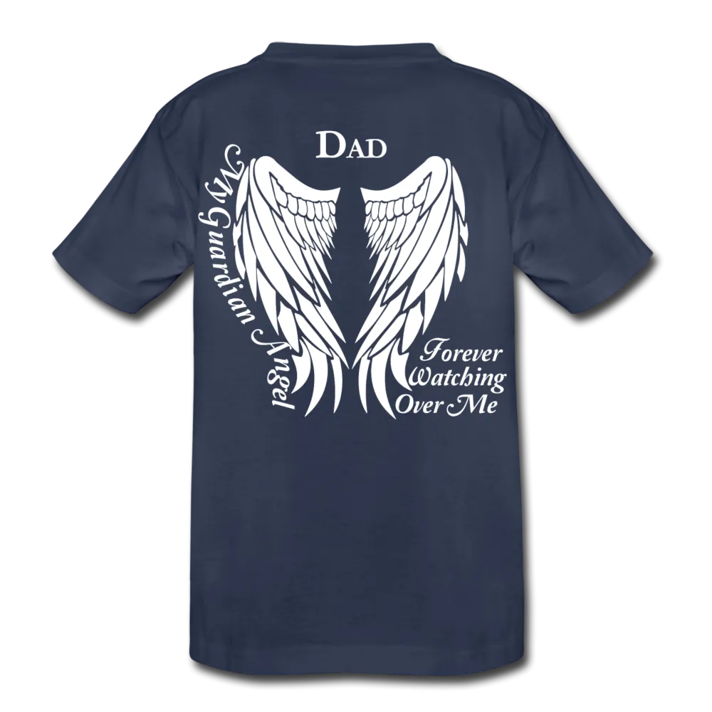 Dad Guardian Angel Kids' Premium T-Shirt (CK1452)