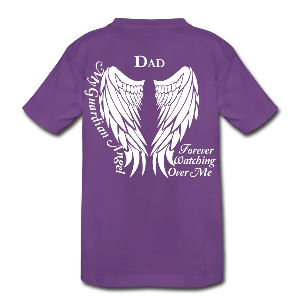Dad Guardian Angel Kids' Premium T-Shirt (CK1452)