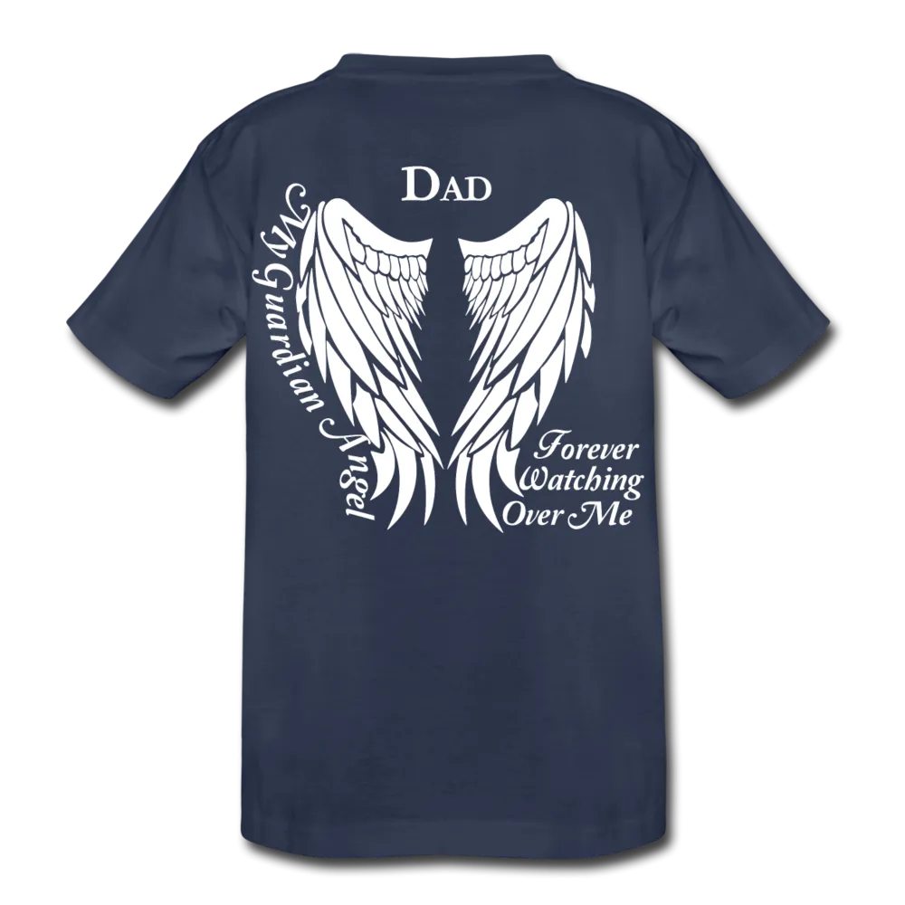 Dad Guardian Angel Kids' Premium T-Shirt (CK1452)