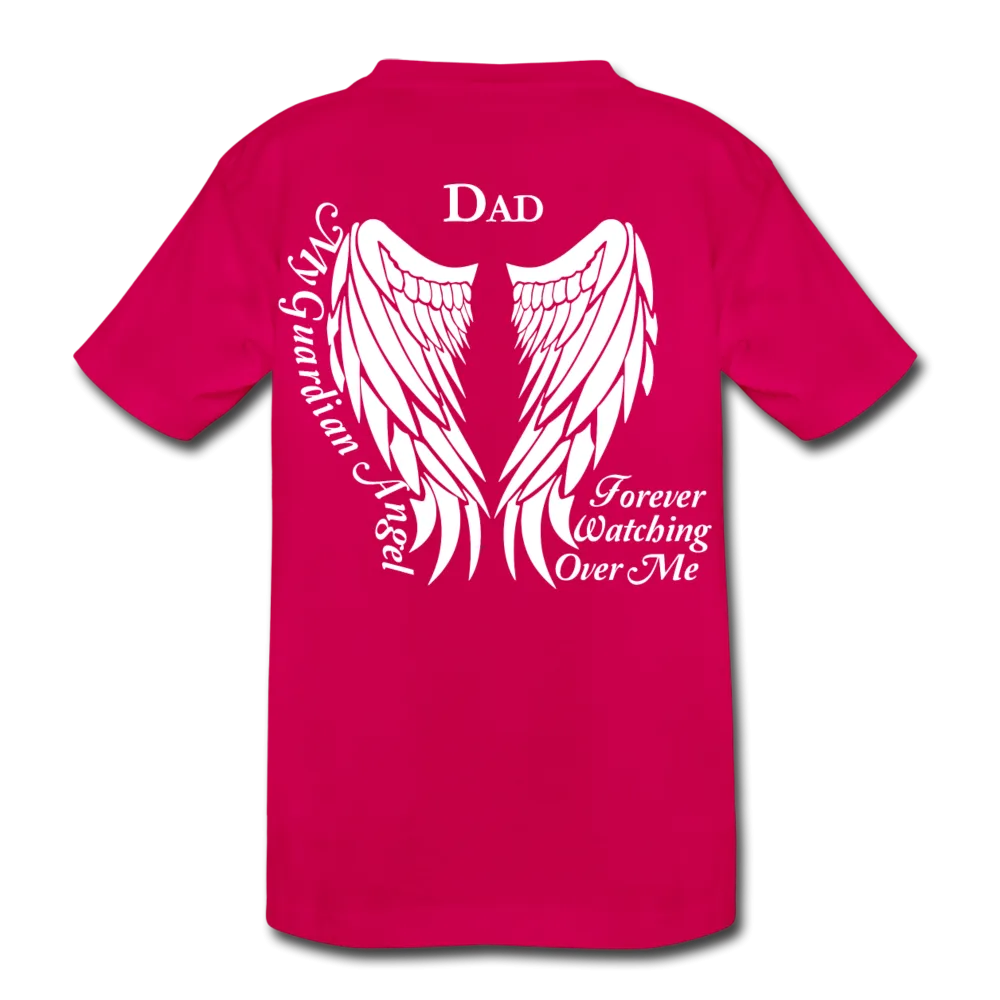 Dad Guardian Angel Kids' Premium T-Shirt (CK1452)