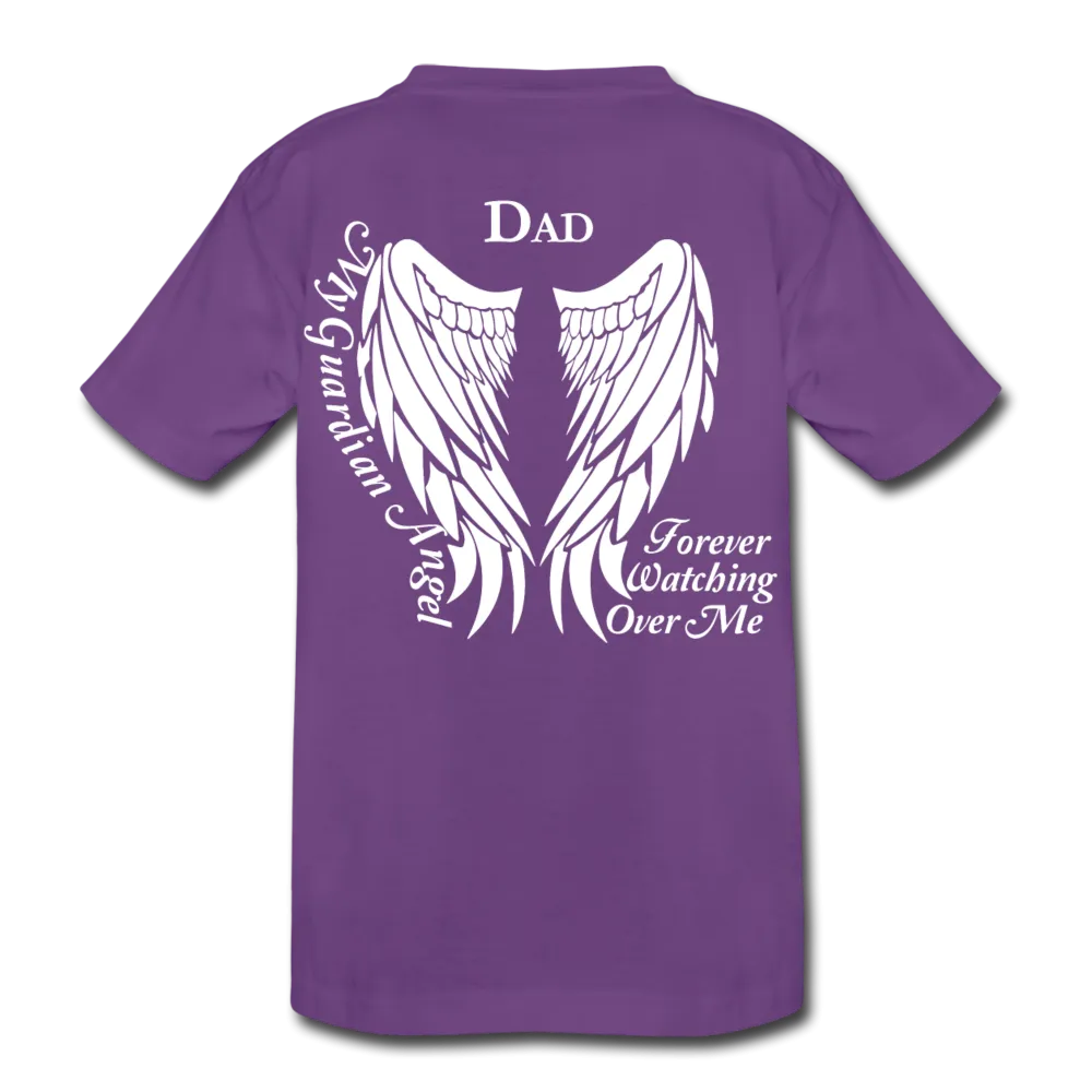 Dad Guardian Angel Kids' Premium T-Shirt (CK1452)