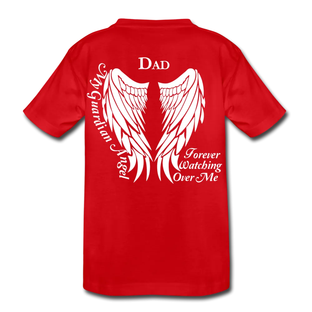 Dad Guardian Angel Kids' Premium T-Shirt (CK1452)