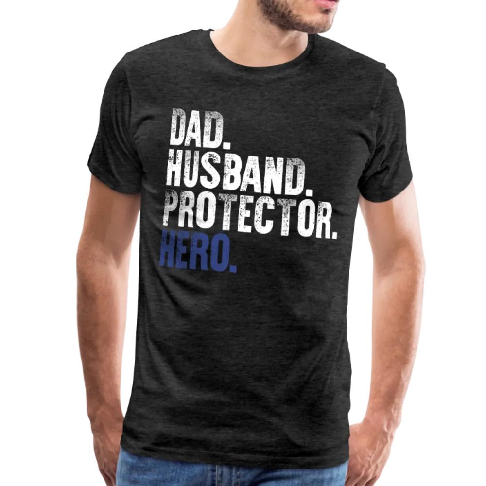 Dad Husband Protector Hero Men's Premium T-Shirt (CK1920)